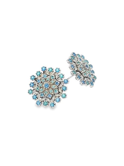 Flake celeste&acquamarina earrings GOCCIAZZURRA JEWELS | ORFLAKERODIOAZZURRO